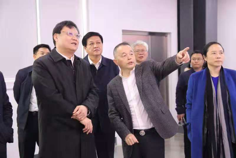 湖南省委常委、省國資委書記等赴邵陽調(diào)研國資國企工作方案考察團(tuán)來我公司調(diào)研
