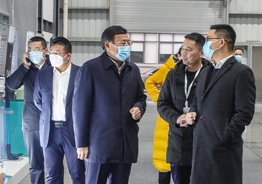 邵陽(yáng)市委副書(shū)記、市長(zhǎng)華學(xué)健到企視察